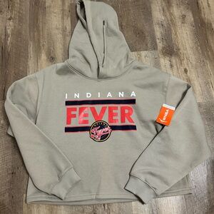 Indiana Fever Cropped Hoodie NWT